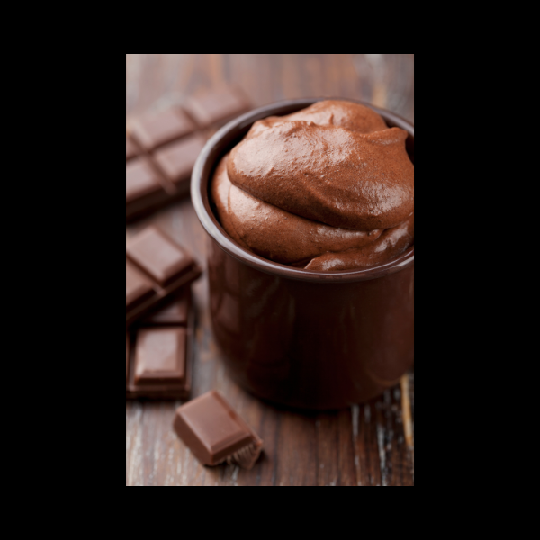 Mousse au chocolat healthy